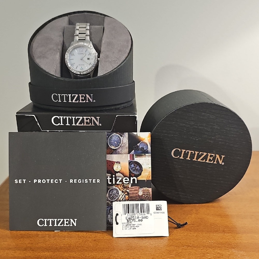 Citizen EW2510-50D Elektra Women's Watch Silver 32mm Stainless Steel